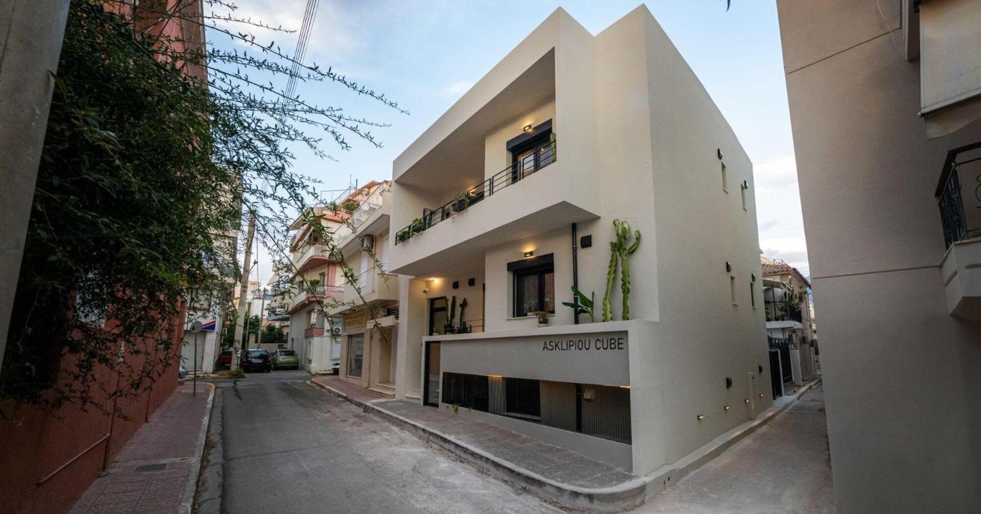 Asklipiou Cube - Kalamata Mediterranean Suites מראה חיצוני תמונה